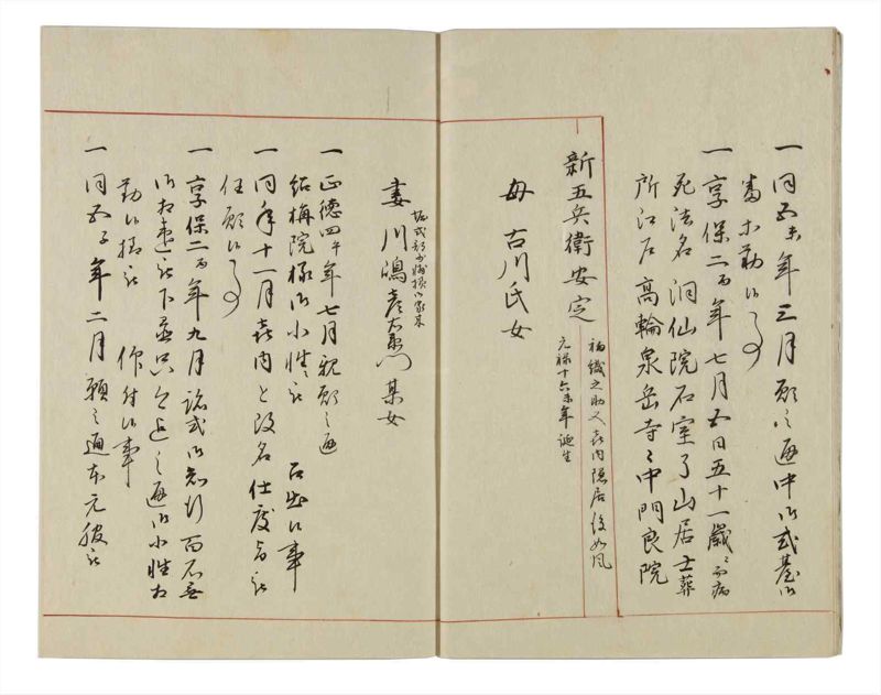 諸士系譜　巻之19　い之部19 - ページ 8