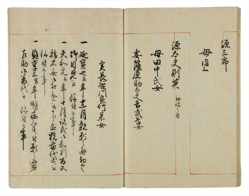 諸士系譜　巻之34　は之部2 - ページ 38