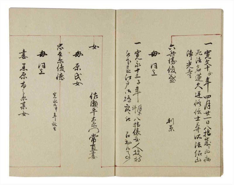 諸士系譜　巻之36　は之部4 - ページ 7