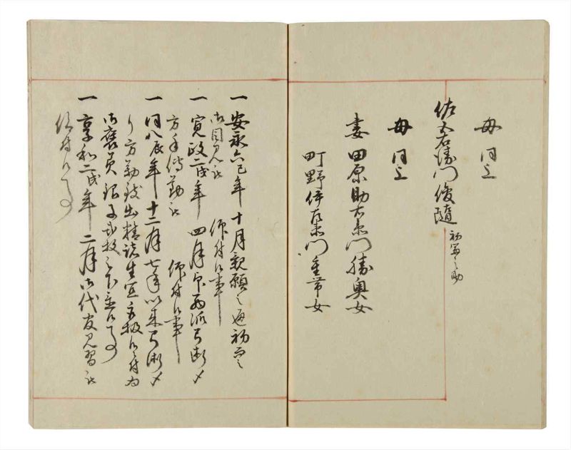 諸士系譜　巻之43　は之部11 - ページ 86