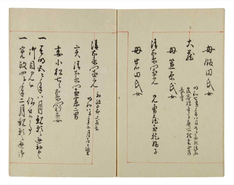 諸士系譜　巻之44　は之部12 - ページ 54
