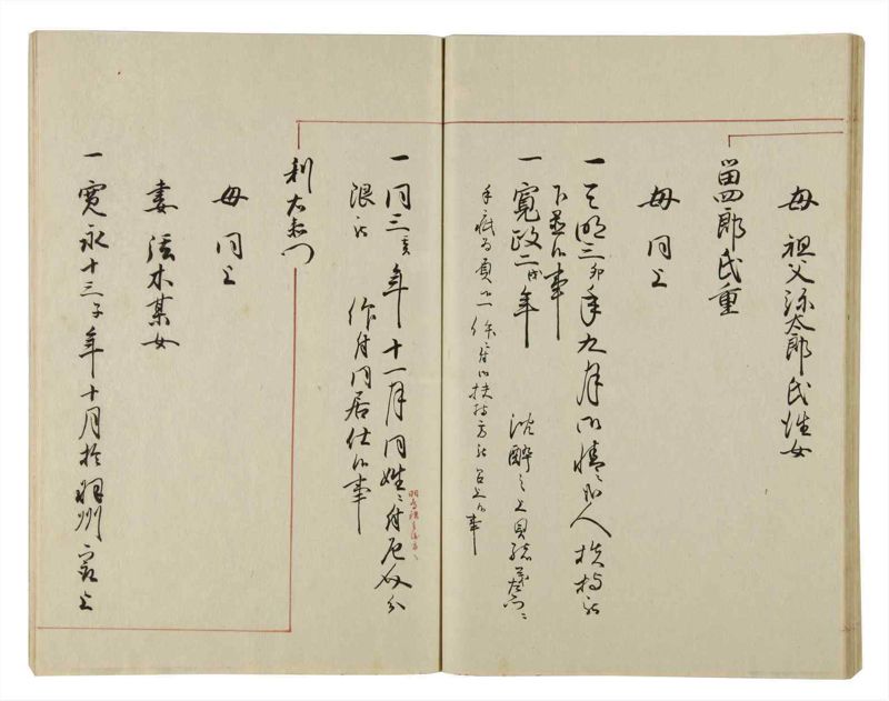 諸士系譜　巻之46　は之部14 - ページ 62