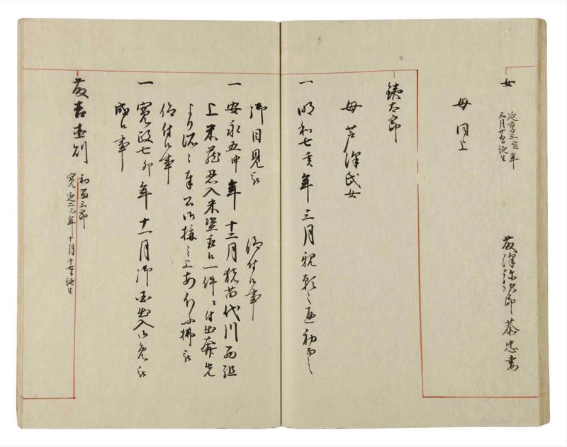 諸士系譜　巻之47　は之部15 - ページ 42