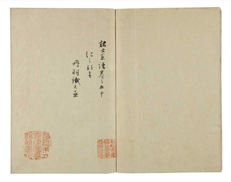 諸士系譜　巻之50　に之部1 - ページ 3