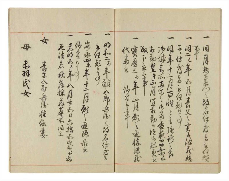 諸士系譜　巻之51　に之部2 - ページ 72