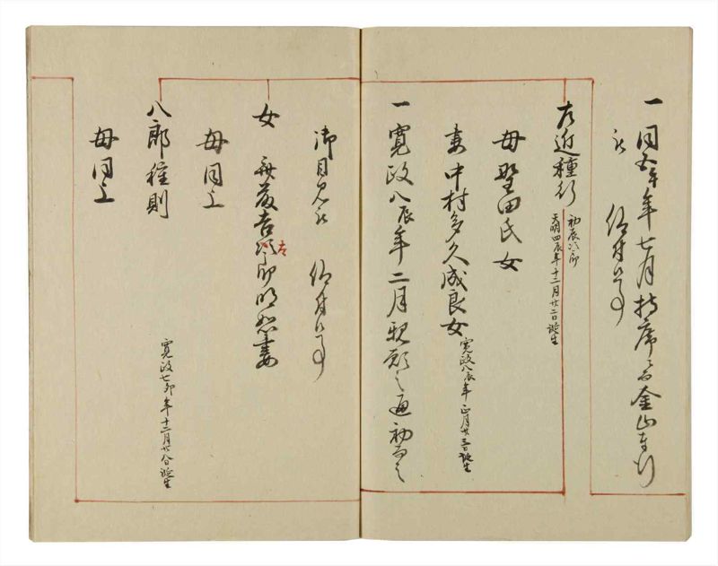 諸士系譜　巻之51　に之部2 - ページ 80