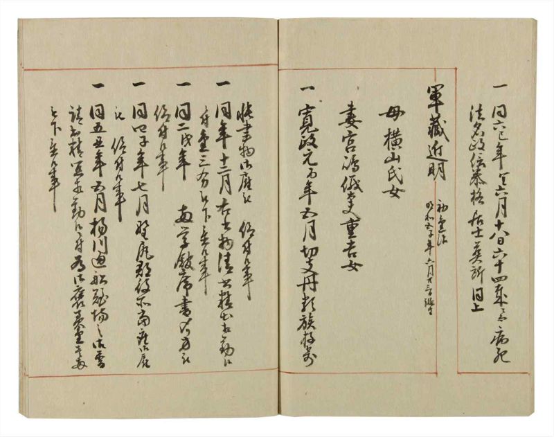 諸士系譜　巻之53　に之部4 - ページ 80