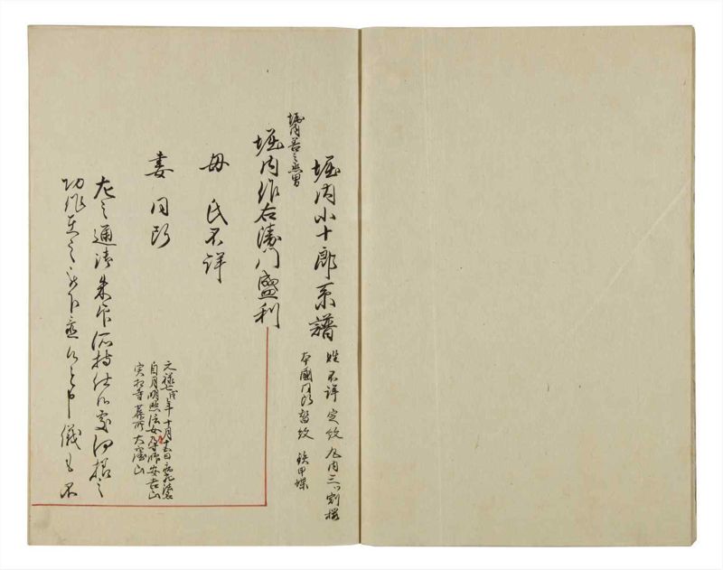 諸士系譜　巻之54　ほ之部1 - ページ 4