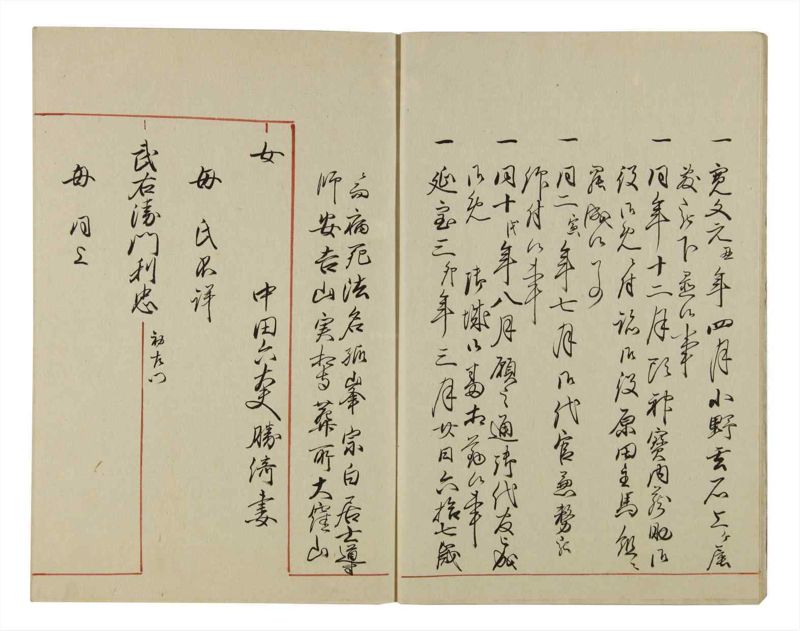 諸士系譜　巻之54　ほ之部1 - ページ 7