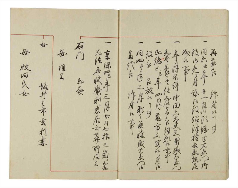 諸士系譜　巻之54　ほ之部1 - ページ 9