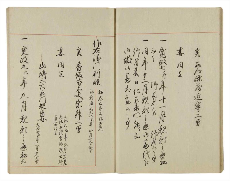 諸士系譜　巻之54　ほ之部1 - ページ 23