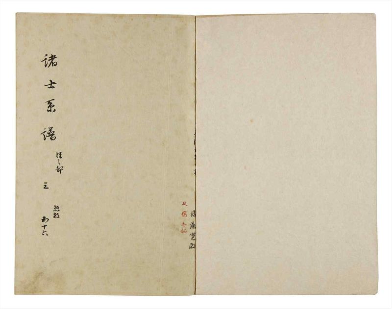 諸士系譜　巻之56　ほ之部3 - ページ 2