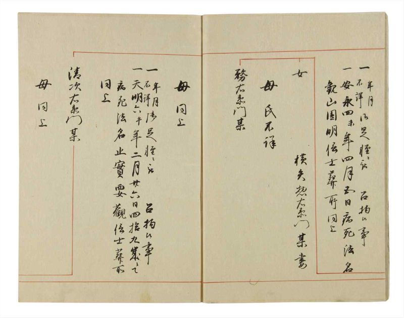 諸士系譜　巻之56　ほ之部3 - ページ 8