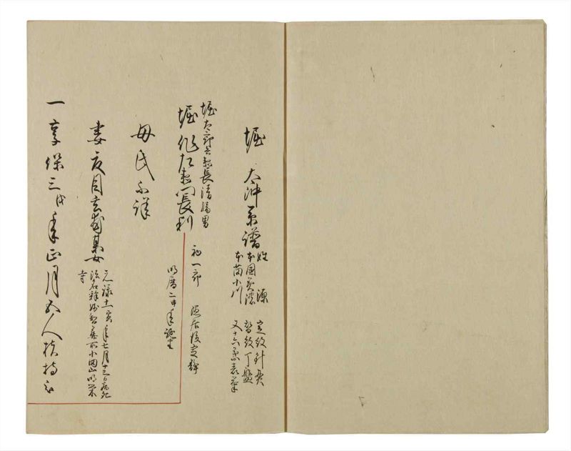 諸士系譜　巻之57　ほ之部4 - ページ 4