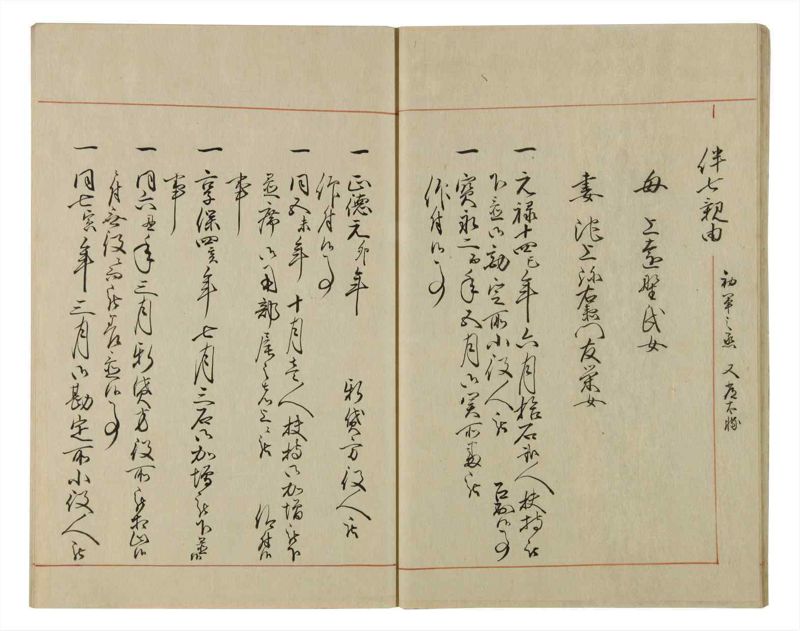 諸士系譜　巻之57　ほ之部4 - ページ 22