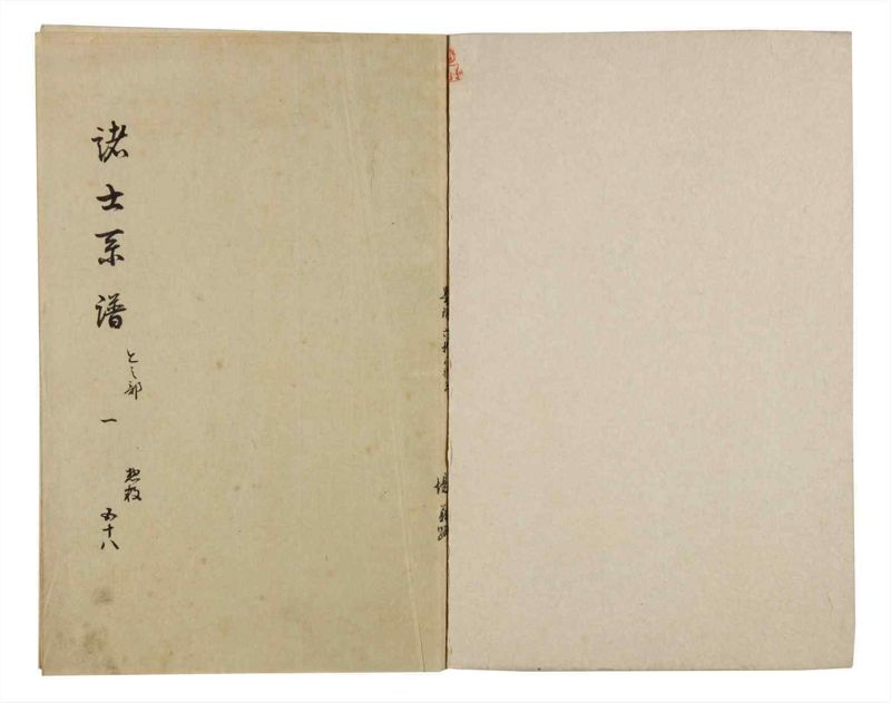 諸士系譜　巻之58　と之部1 - ページ 2