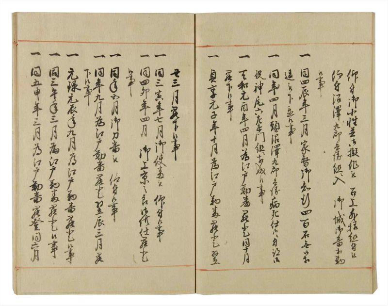 諸士系譜　巻之58　と之部1 - ページ 52