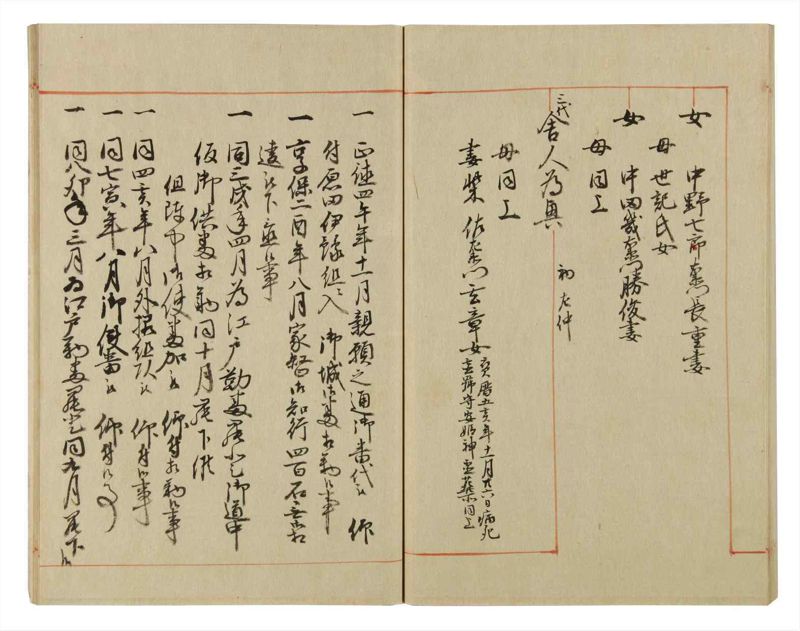 諸士系譜　巻之58　と之部1 - ページ 56