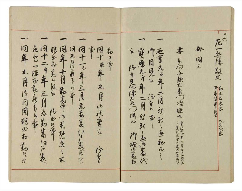 諸士系譜　巻之61　と之部4 - ページ 67