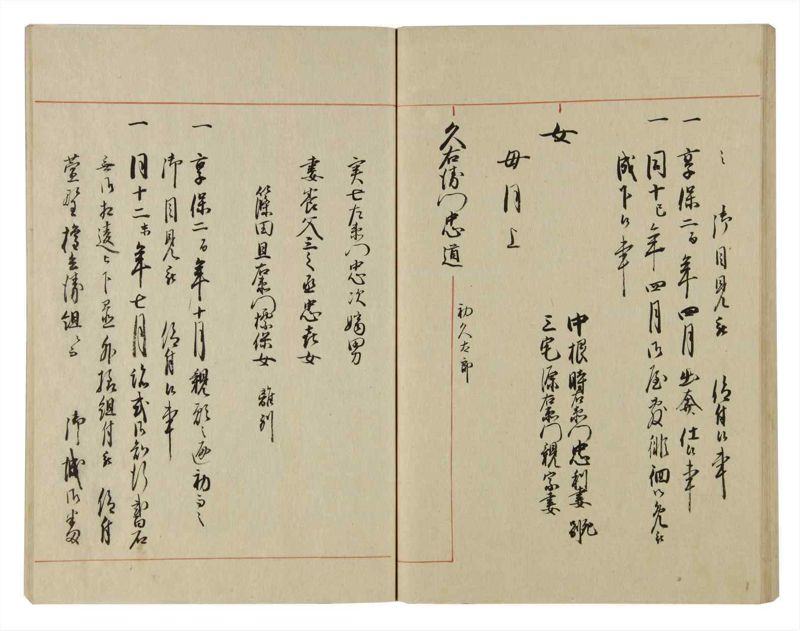 諸士系譜　巻之69　を之部3 - ページ 58