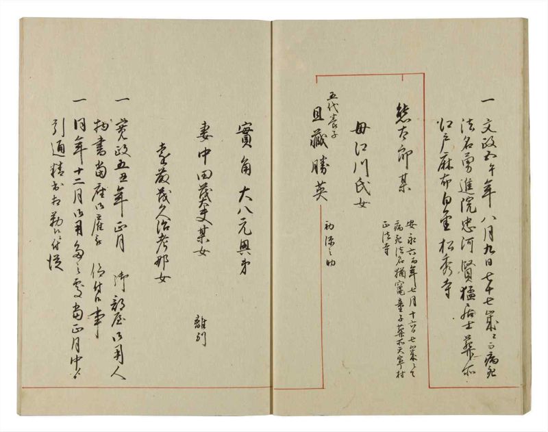 諸士系譜　巻之73　を之部7 - ページ 22