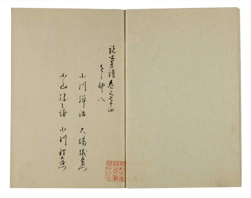 諸士系譜　巻之74　を之部8 - ページ 3