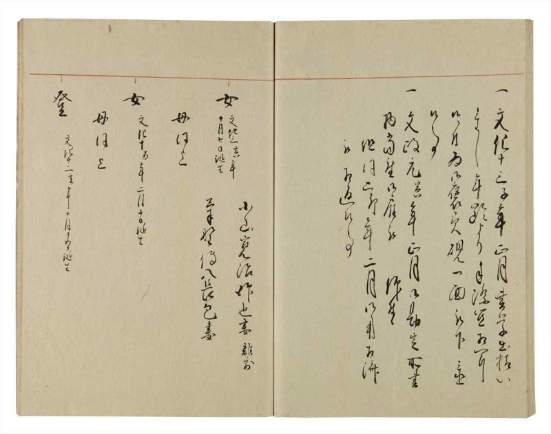 諸士系譜　巻之74　を之部8 - ページ 57