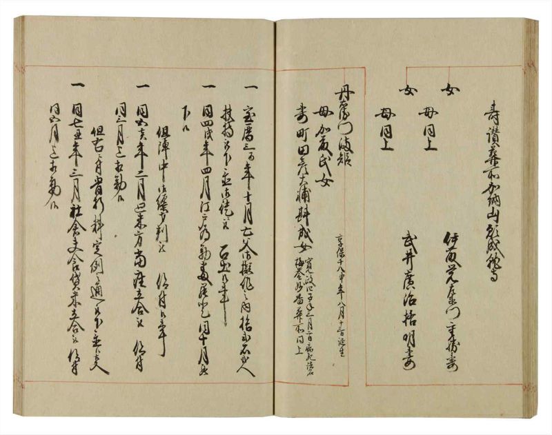 諸士系譜　巻之75　を之部9 - ページ 43
