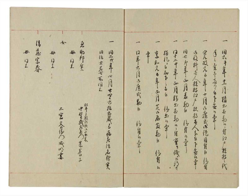 諸士系譜　巻之76　を之部10 - ページ 57