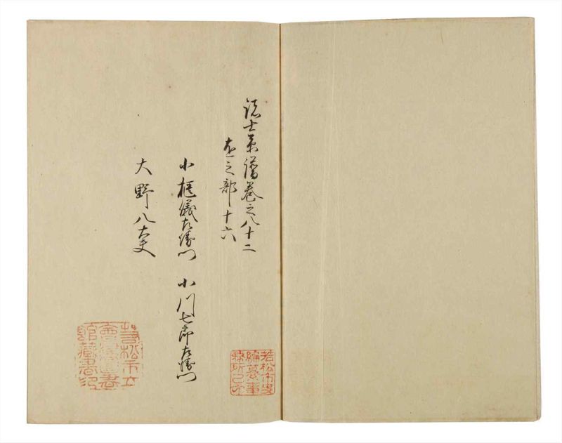 諸士系譜　巻之82　を之部16 - ページ 3