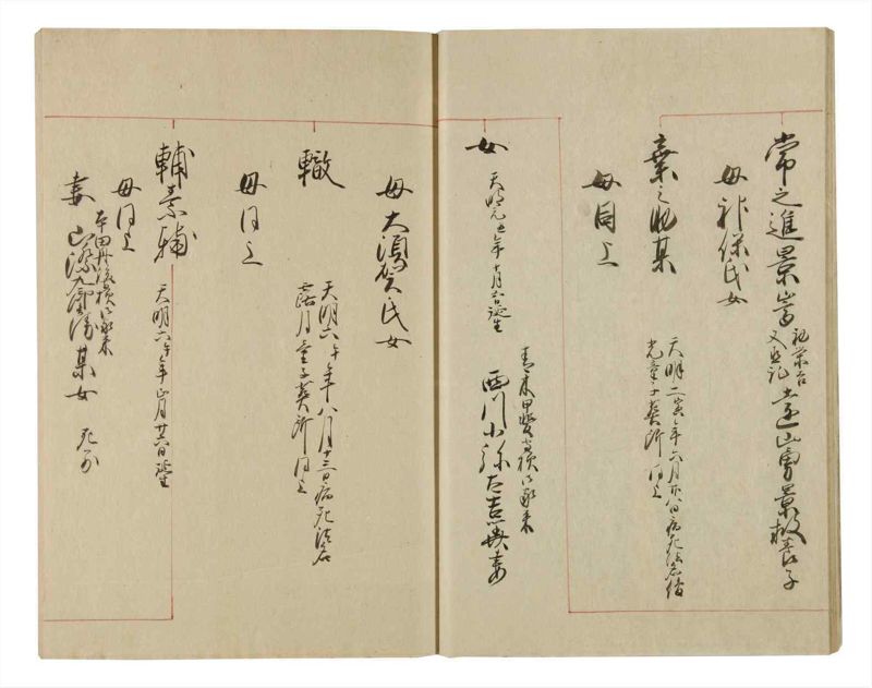 諸士系譜　巻之82　を之部16 - ページ 28