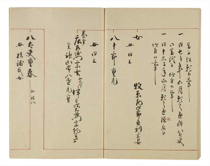 諸士系譜　巻之82　を之部16 - ページ 76