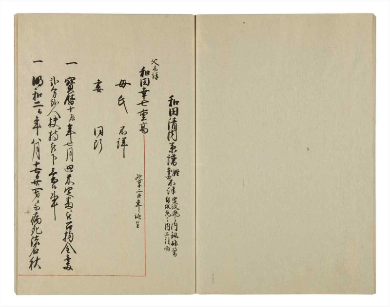 諸士系譜　巻之88　わ之部2 - ページ 58
