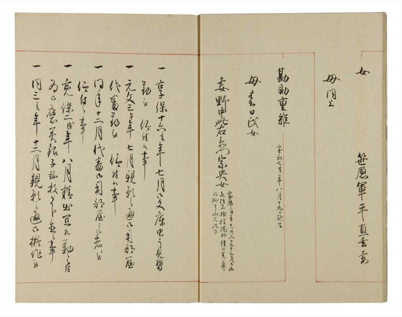 諸士系譜　巻之96　か之部4 - ページ 14