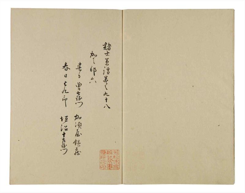 諸士系譜　巻之98　か之部6 - ページ 3