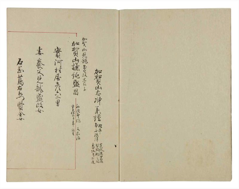 諸士系譜　巻之100　か之部8 - ページ 4