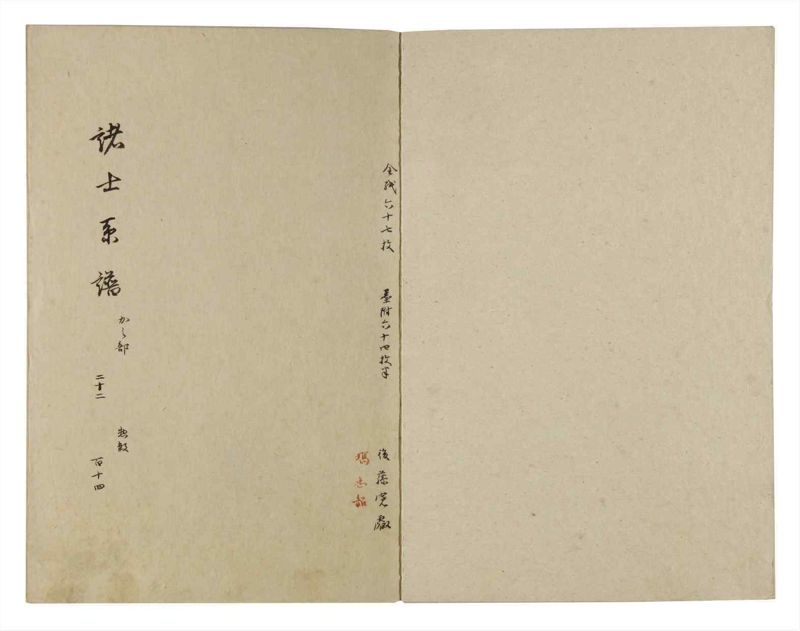 諸士系譜　巻之114　か之部22 - ページ 2