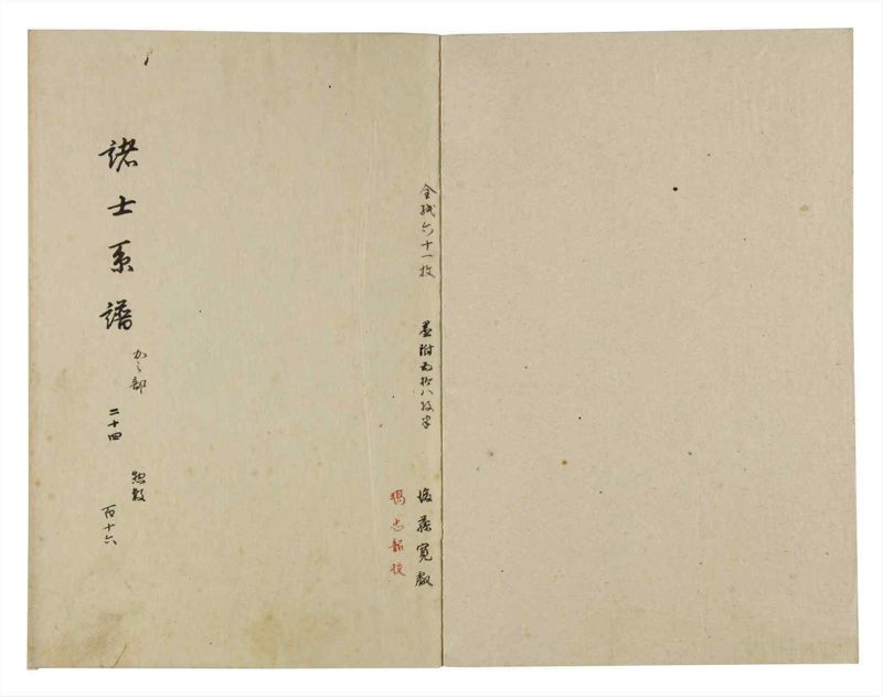 諸士系譜　巻之116　か之部24 - ページ 2