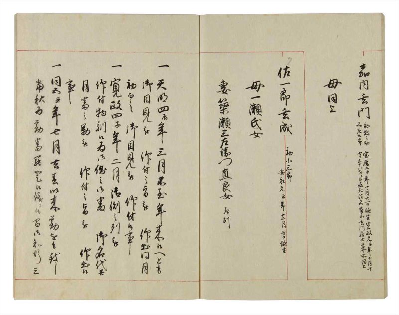 諸士系譜　巻之125　た之部1 - ページ 57