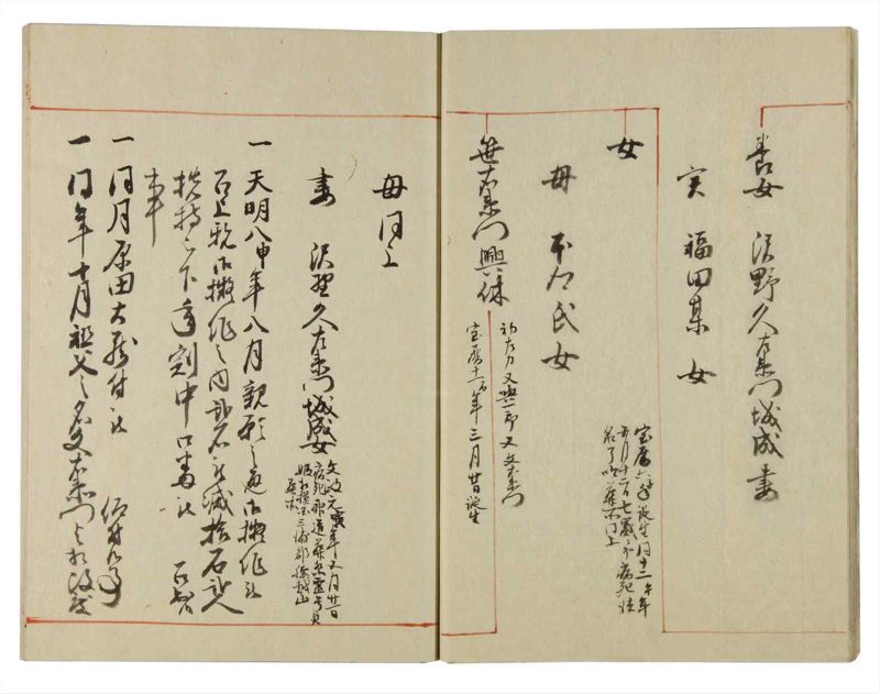 諸士系譜　巻之131　た之部7 - ページ 12