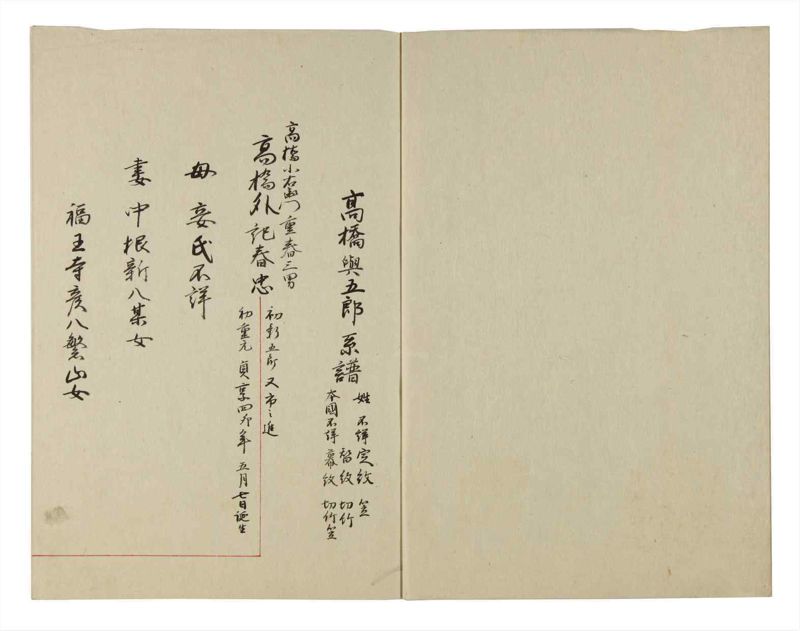 諸士系譜　巻之133　た之部9 - ページ 4