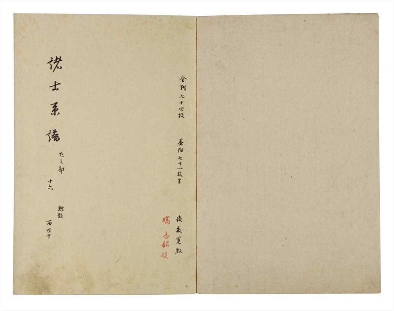 諸士系譜　巻之140　た之部16 - ページ 2