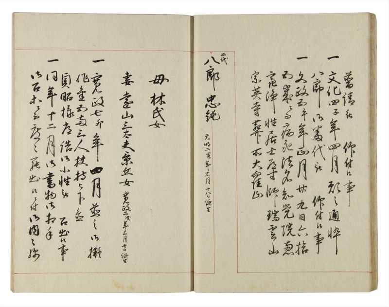 諸士系譜　巻之142　た之部18 - ページ 22