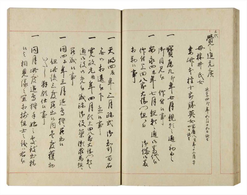 諸士系譜　巻之142　た之部18 - ページ 48