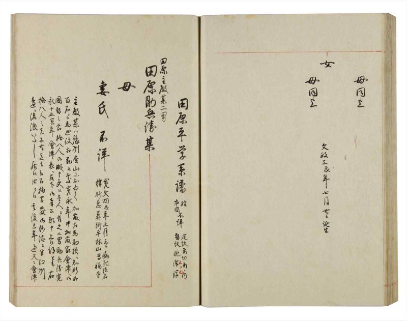 諸士系譜　巻之142　た之部18 - ページ 52