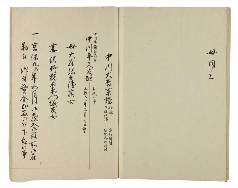 諸士系譜　巻之167　な之部9 - ページ 48