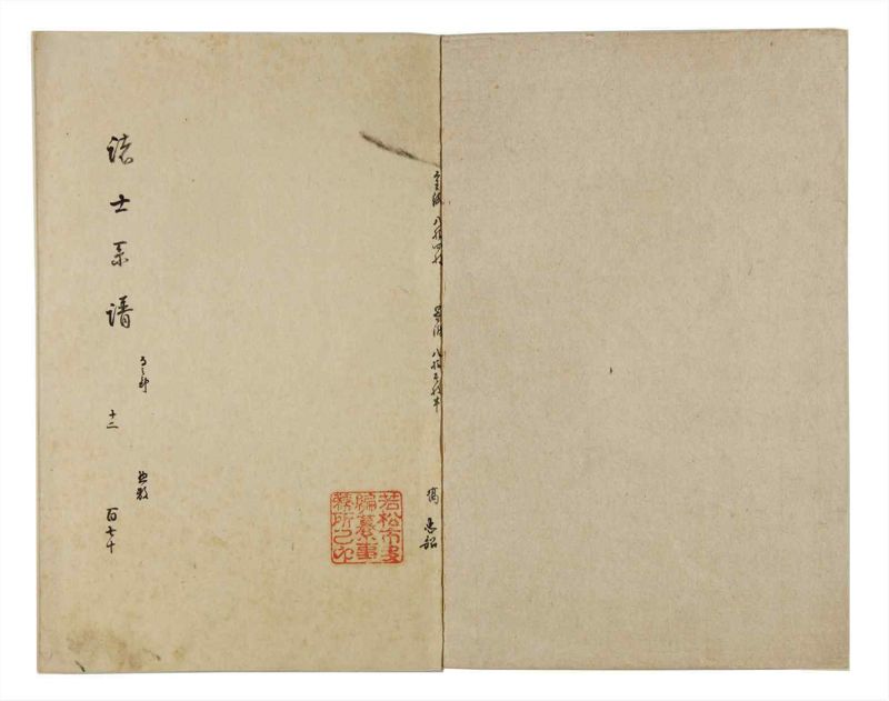 諸士系譜　巻之170　な之部12 - ページ 2