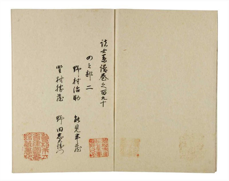 諸士系譜　巻之190　の之部2 - ページ 3