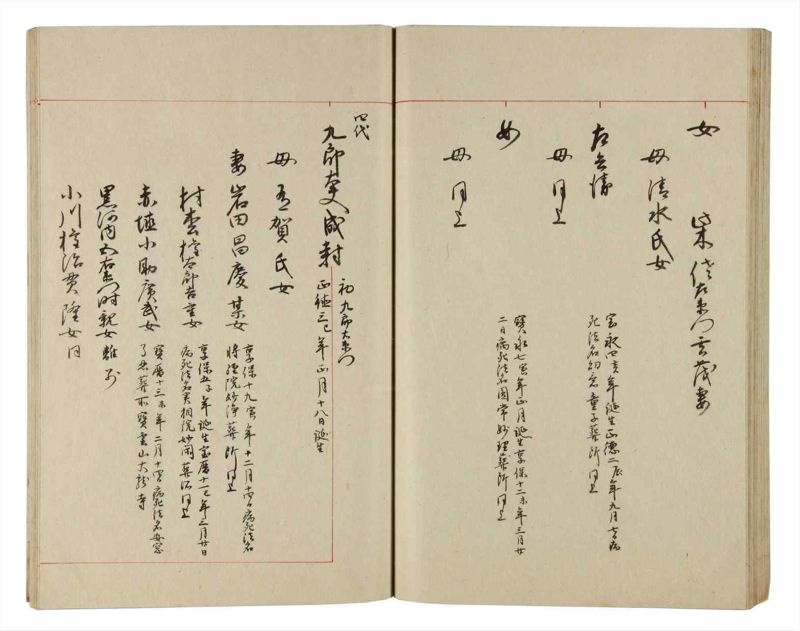 諸士系譜　巻之192　の之部4 - ページ 52