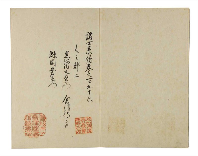諸士系譜　巻之196　く之部2 - ページ 3
